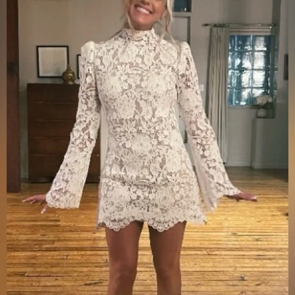 Stone Cold Fox | Dresses | Stone Cold Fox X Revolve Noosa Mini Dress In  Ivory Shortened | Poshmark